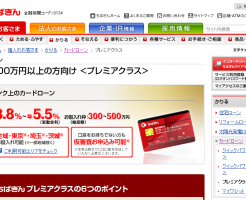 千葉銀行カードローン「プレミアクラス」