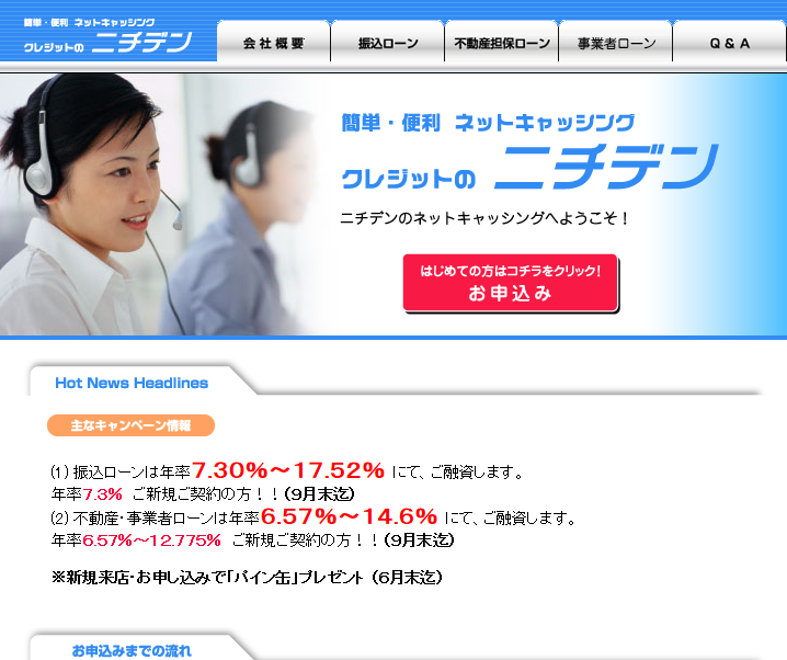 クレジットのニチデン